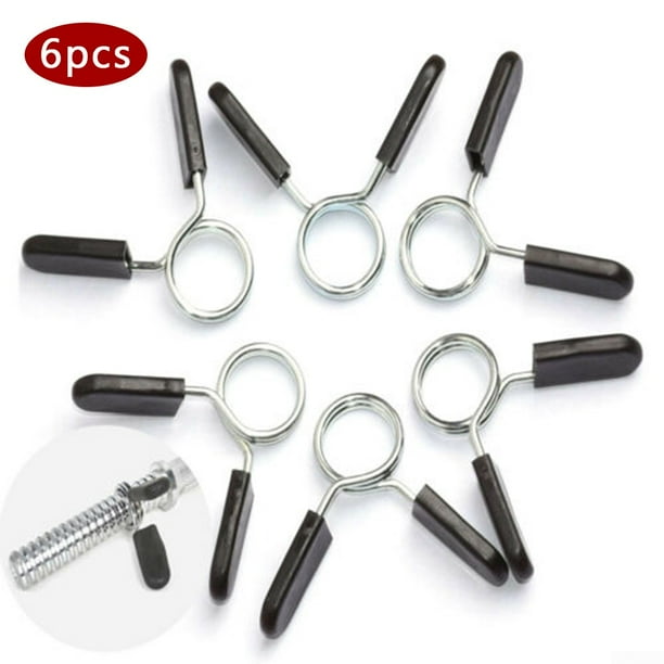 Barbell Clamp Spring Collar Clips Gym Weight Dumbbell Lock Kit Barbell Lock EW Barbell Clamp Spring Collar Clips Gym Weight Dumbbell Lock Kit Barbell Lock EW